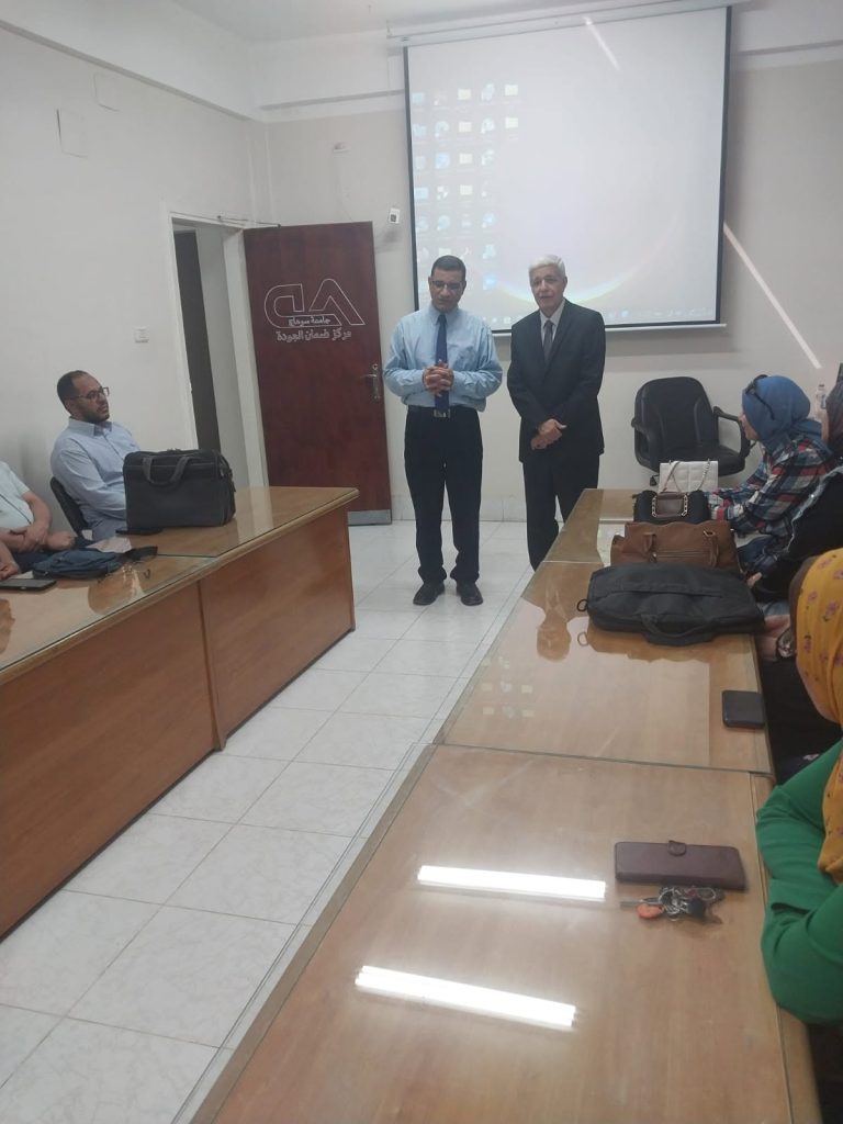 البرنامج  التدريبيى “معايير اعتماد البرامج التعليمية”